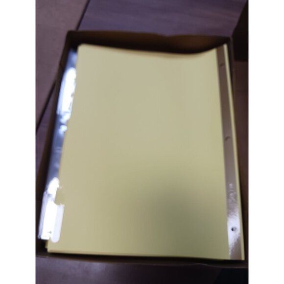 Avery 11113 Work Saver Insertable Tab Index Dividers 5-tab 8.5x11 Clear 24 sets - Picture 4 of 4
